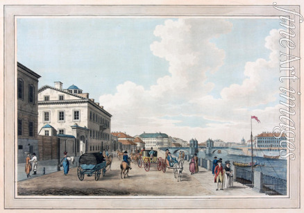Hearne Thomas - Blick auf die Fontanka an der Simeon-Brücke in St. Petersburg