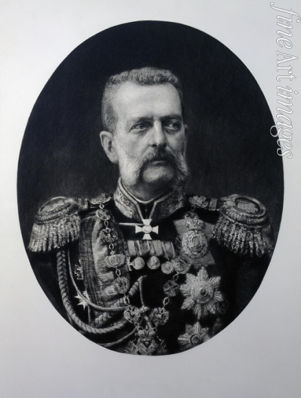 Rundaltsov Mikhail Viktorovich - Portrait of Grand Duke Vladimir Alexandrovich of Russia (1847-1909)