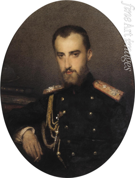 Etlinger (Eristowa) Maria Wassiljewna - Porträt Großfürst Nikolai Michailowitsch von Russland (1859-1919)