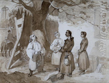 Schewtschenko Taras Grigorjewitsch - Illustration zum Roman Taras Bulba von N. Gogol