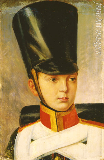 Sauerweid Alexander Ivanovich - Portrait of the Crown prince Alexander Nikolayevich (1818-1881)