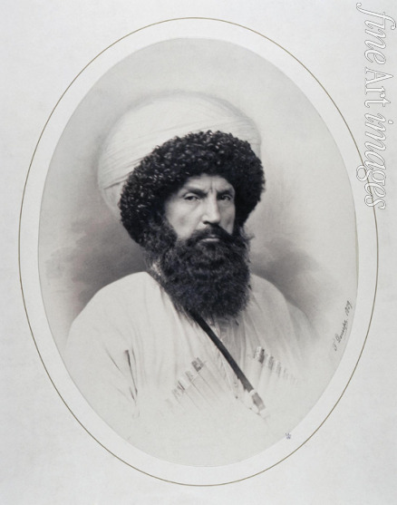 Deniere Andrei (Heinrich-Johann) - Porträt von Imam Schamil (1797-1871)