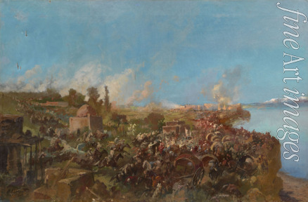 Karasin Nikolai Nikolayevich - The Battle at Makhram on August 22, 1875