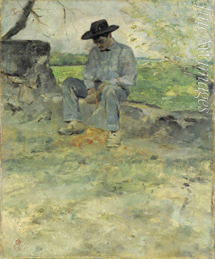 Toulouse-Lautrec Henri de - Young Routy in Céleyran