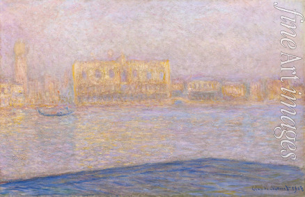 Monet Claude - Der Palazzo Ducale, von San Giorgio Maggiore aus gesehen (Le Palais Ducal vu de Saint-Georges Majeur)