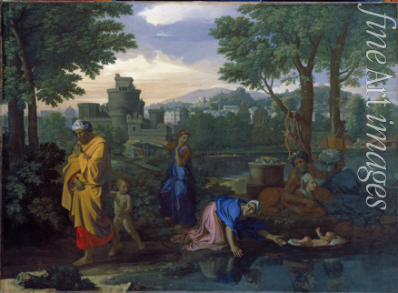 Poussin Nicolas - Die Aussetzung von Moses