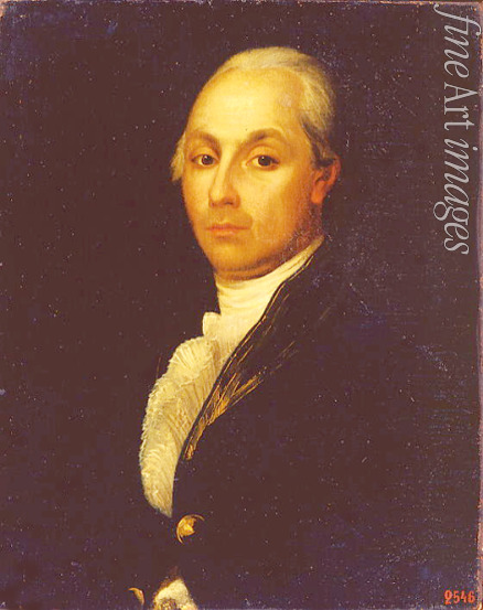 Russian master - Portrait of the author Alexander Radishchev (1749-1802)