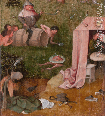 Bosch Hieronymus - Allegory of Gluttony (Allegory of Intemperance. Allegory of Gluttony and Lust)