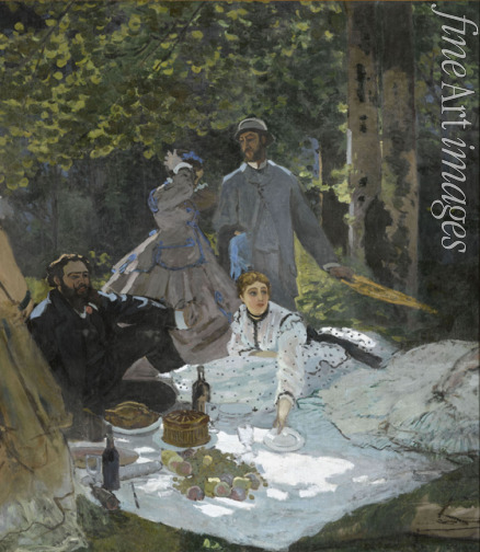 Monet Claude - Luncheon on the Grass (Le déjeuner sur l'herbe)