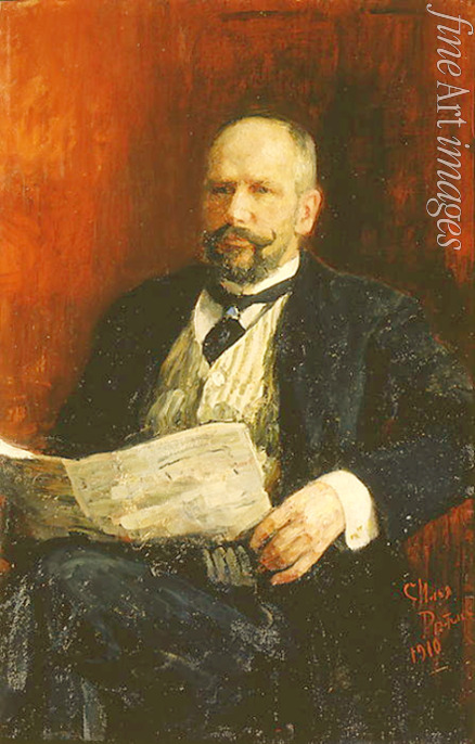 Repin Ilya Yefimovich - Portrait of the Prime minister Pyotr A. Stolypin (1862-1911)