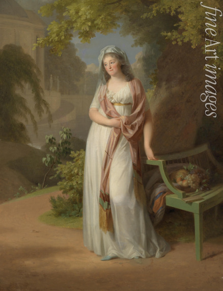 Tischbein Johann Friedrich August - Portrait of Margravine Luise von Anhalt-Dessau (1750-1811)