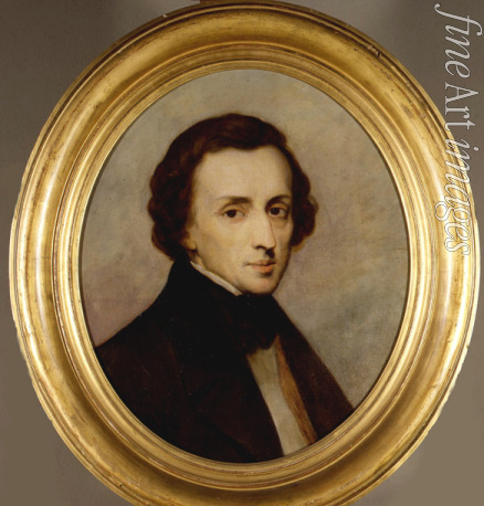 Scheffer Ary - Porträt von Frédéric Chopin (1810-1849)