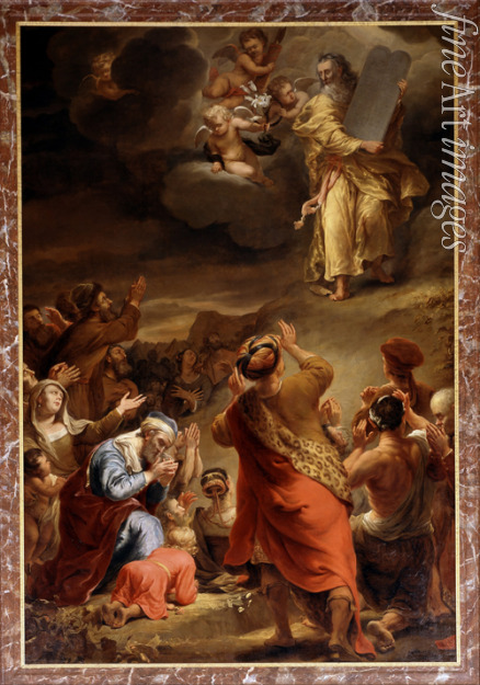 Bol Ferdinand - Moses verkündet am Berg Sinai die zehn Gebote