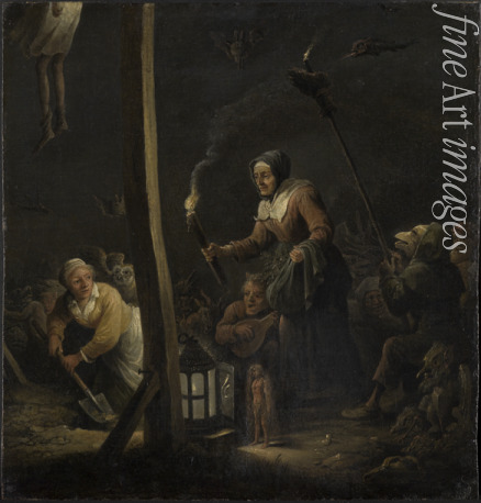 Teniers David der Jüngere - Hexen unter dem Galgen