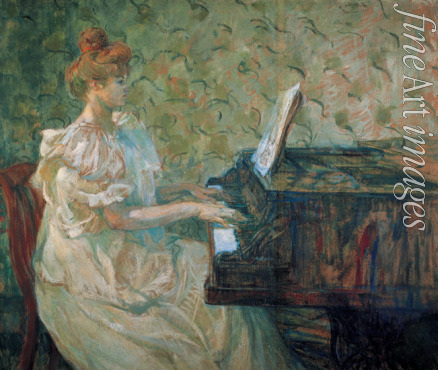 Toulouse-Lautrec Henri de - Misia Natanson at the Piano