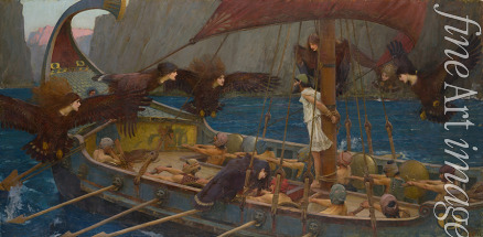 Waterhouse John William - Odysseus und die Sirenen