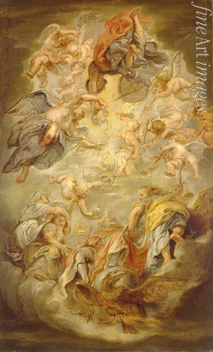 Rubens Pieter Paul - Apotheosis of the King James I