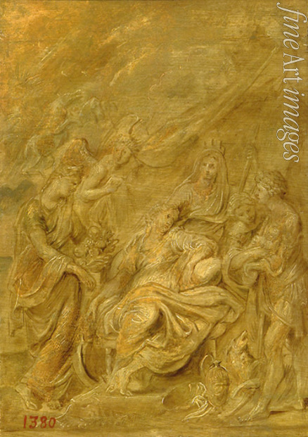 Rubens Pieter Paul - Geburt des Dauphin, Ludwigs XIII.