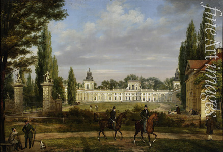 Kasprzycki Wincenty - View of the Wilanów Palace