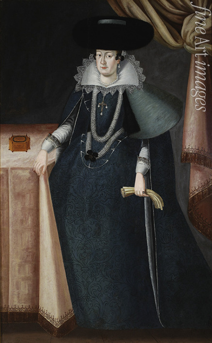 Unbekannter Künstler - Porträt von Anna Lubomirska (1567-1639), geb. Branicka