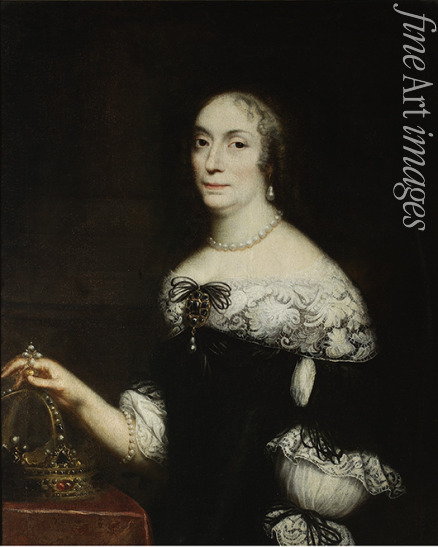 Schultz Daniel the Younger - Portrait of Marie Louise Gonzaga (1611-1667), Queen of Poland