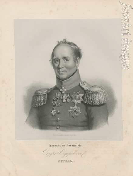 Dawe George - Porträt von General Fjodor Fjodorowitsch Ertel (1768-1825)
