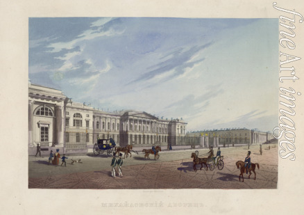 Martens Willem - View of the Michael Palace in St. Petersburg