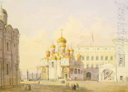 Korneyev A.G. - The Cathedral Square at the Moscow Kremlin