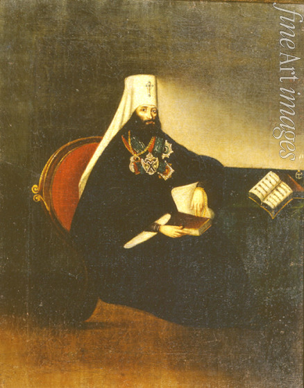 Russian master - Portrait of the Metropolitan Filaret of Moscow (1782-1867)