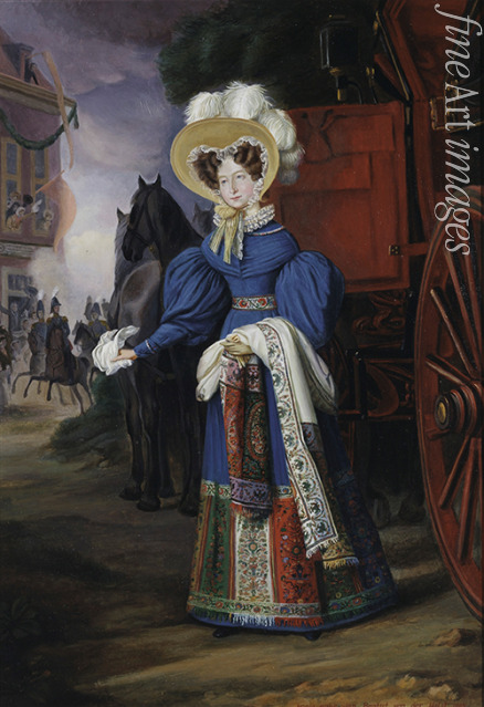 Hulst Jan Baptist van der - Großfürstin Anna Pawlowna von Russland (1795-1865), Königin der Niederlande