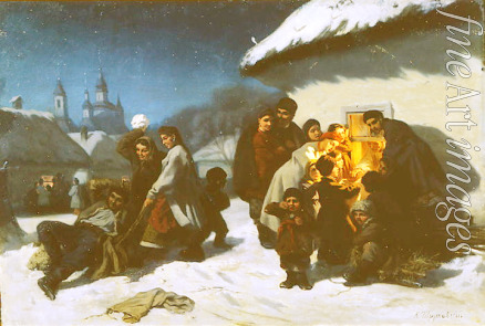 Trutovsky Konstantin Alexandrovich - The Christmas carol in the Ukraine