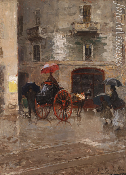 Bianchi Mosè - Rainy day in Milan
