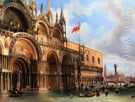 Moja Federico - The Piazza San Marco by high water