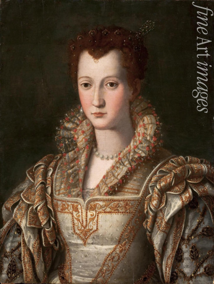 Allori Alessandro - Porträt Eleonora von Toledo (1522-1562), Ehefrau von Cosimo I. de' Medici