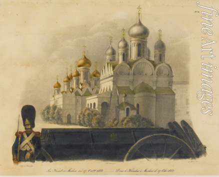 Faber du Faur Christian Wilhelm von - In the Moscow Kremlin on October 17, 1812