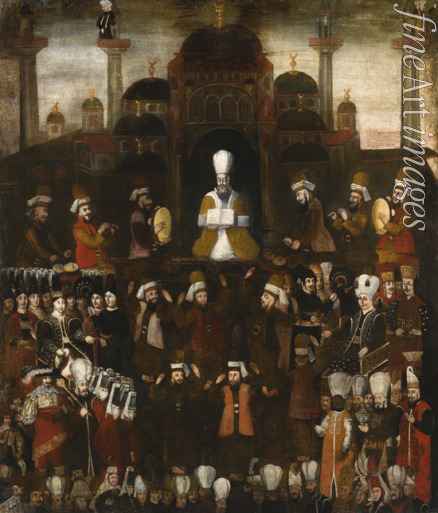 Anonymous - The enthronement of Sultan Osman II