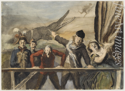 Daumier Honoré - The Parade