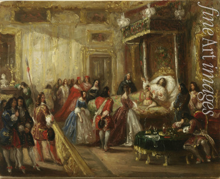 Barker Thomas Jones - Der Tod von König Ludwig XIV. in Versailles