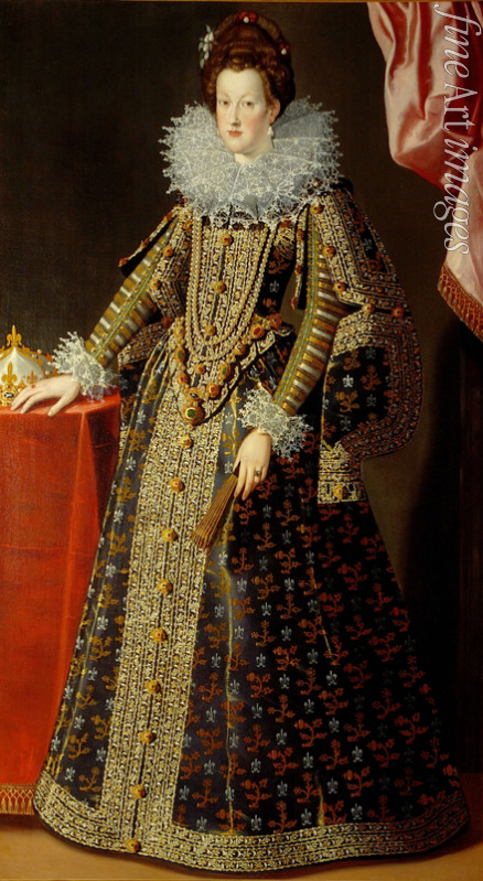 Santi di Tito - Porträt von Maria von Medici (1575-1642)