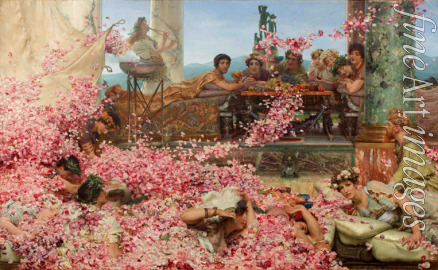 Alma-Tadema Sir Lawrence - The Roses of Heliogabalus