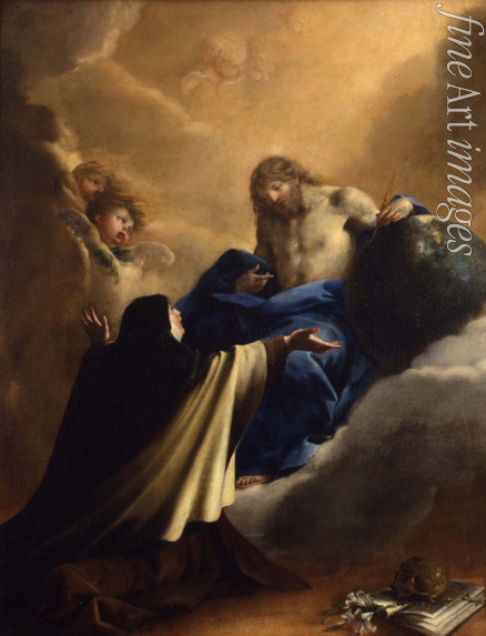 Guidobono Bartolomeo -  The Appearance of Christ to Saint Teresa of Ávila