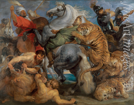 Rubens Pieter Paul - Tiger-, Löwen- und Leopardenjagd