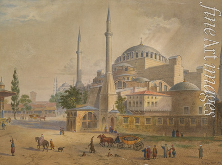 Mayer Luigi - The Hagia Sophia in Constantinople