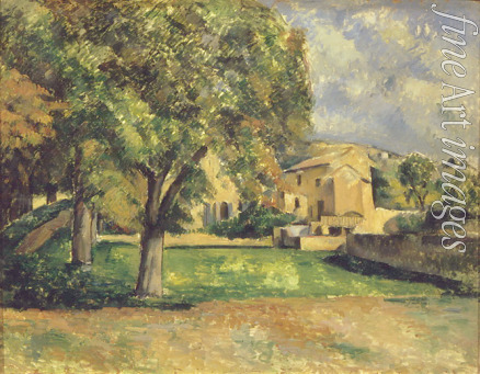 Cézanne Paul - Trees in a park. Jas de Bouffan