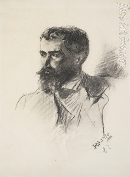 Toulouse-Lautrec Henri de - Portrait of Count Alphonse Charles de Toulouse-Lautrec-Monfa (1838-1913)