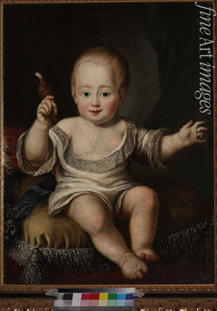 Unbekannter Künstler - Porträt des Großfürsten Alexander Pawlowitsch von Russland (1777-1825) als Baby
