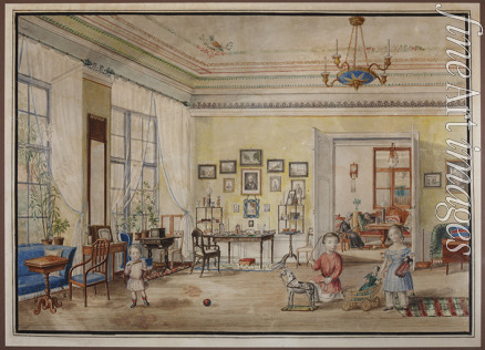 Petersen Lorenz-Heinrich - Kinderzimmer im Gouverneur-Haus in Reval