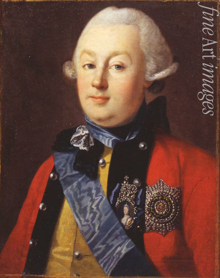 Christineck Carl Ludwig Johann - Portrait of the politician and military leader, favorite of Empress Catherine II count Grigory Orlov (1734-1783)