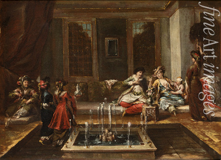 Guardi Giovanni Antonio - Armenian interior or Orient Scene