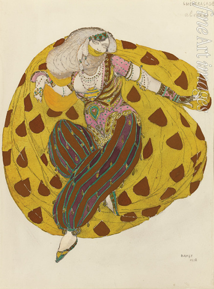 Bakst Léon - Costume design for the ballet 